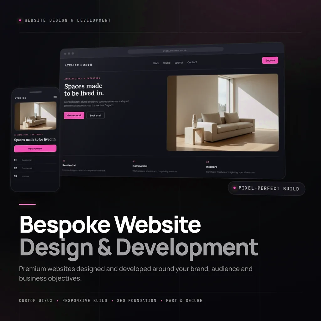 Website Design & Development — service artwork
